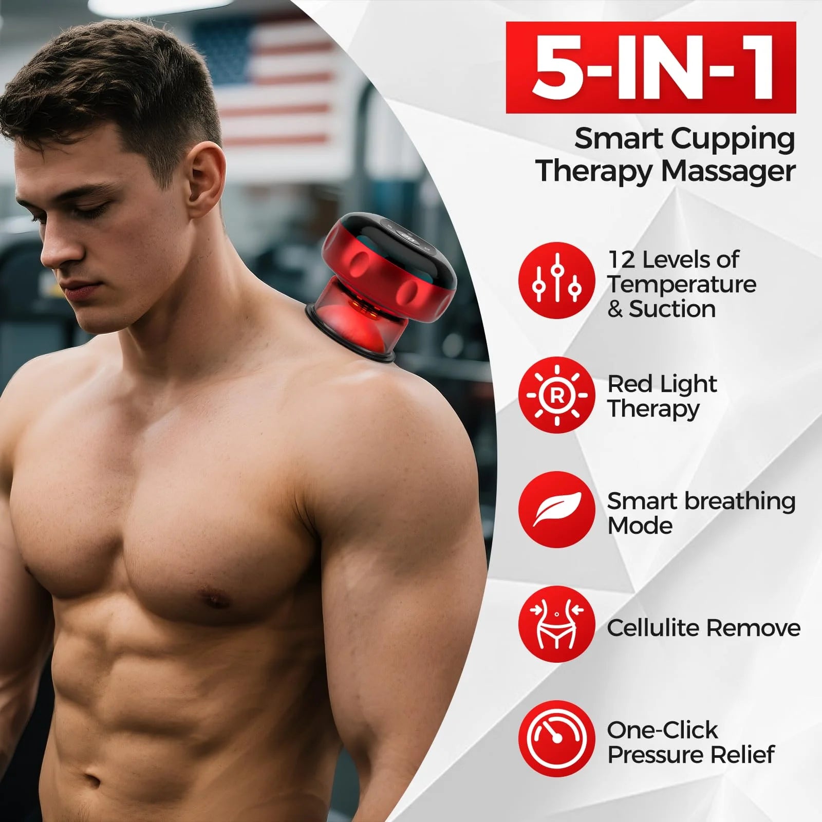 Rechargeable Electric Vacuum Cupping Therapy