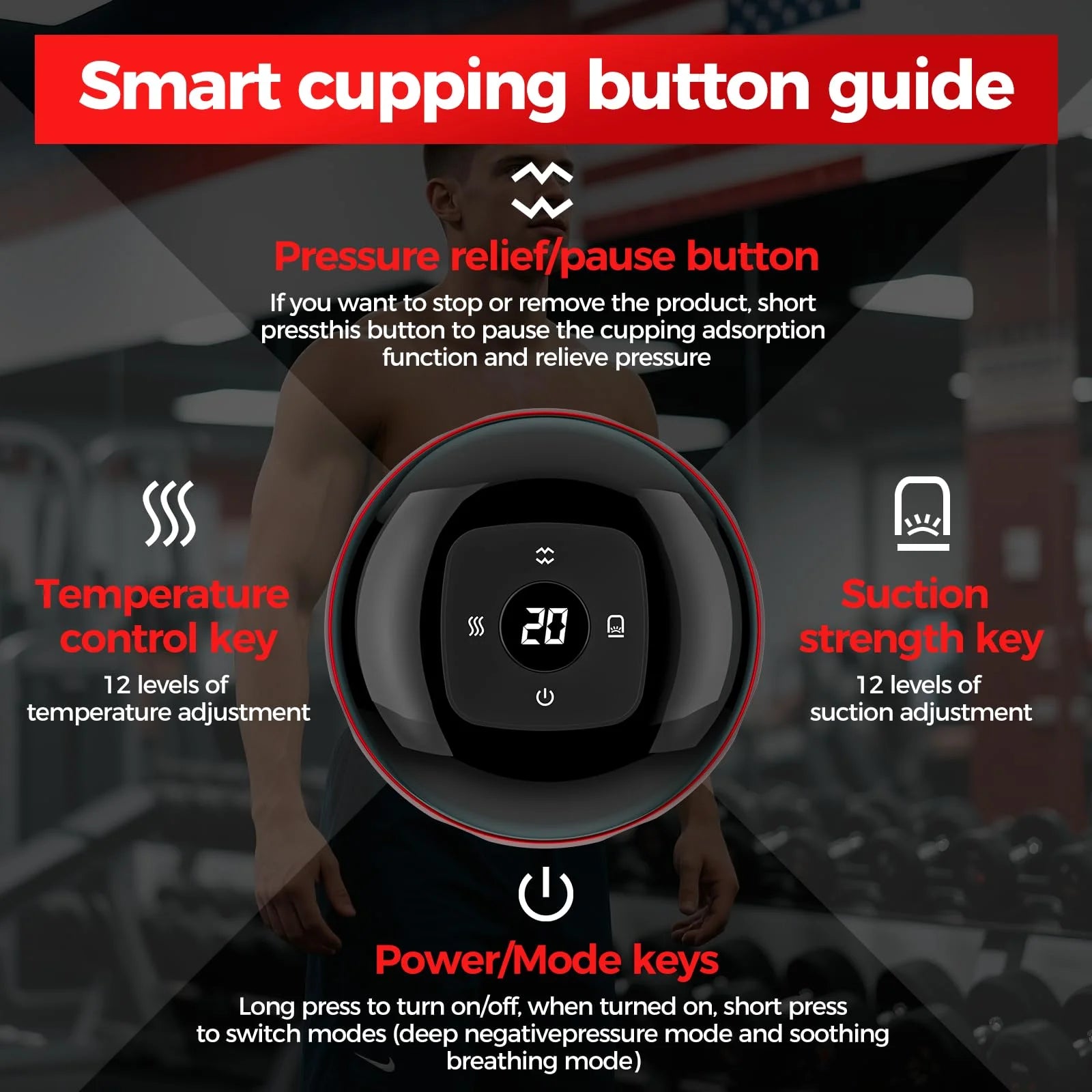 Rechargeable Electric Vacuum Cupping Therapy
