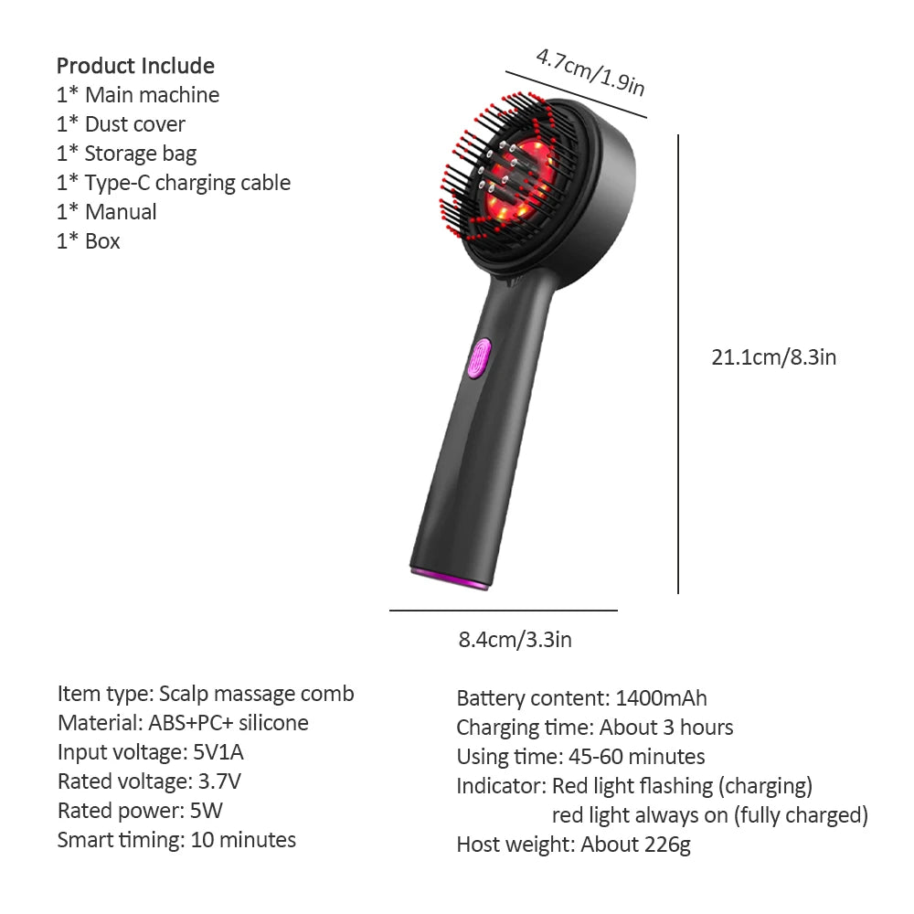 Electric Hair Massage Comb