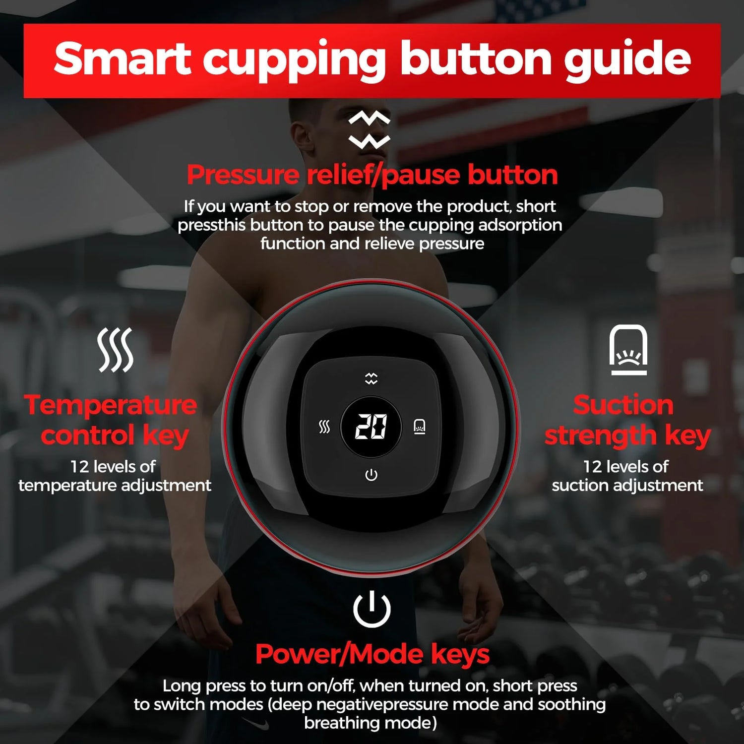 Rechargeable Electric Vacuum Cupping Therapy