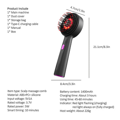 Electric Hair Massage Comb